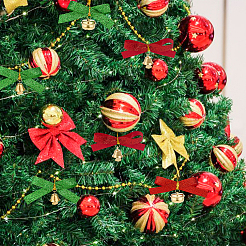 60 шт. 4 стиля полиэстеровая лента-бантик для украшения подарка&nbsp;HJEW-DR00153