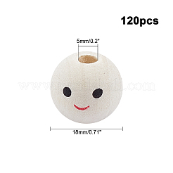 Европейский бисер из клена&nbsp;WOOD-FH0001-52