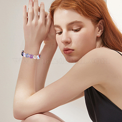 120шт 2 вида стеклянных бусин&nbsp;GLAA-DC0001-57