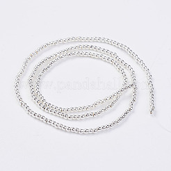 Немагнитные нити шарик синтетический гематит&nbsp;G-P262-20-2mm-S