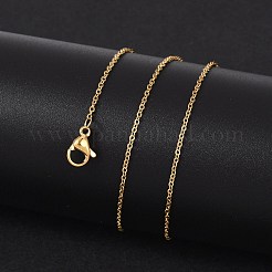 Ожерелья из нержавеющей стали 304 с цепочкой из троса&nbsp;LS-NJEW-M151-24G