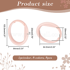 5 шт. 5-х цветные круглые пластиковые крючки для сумочек&nbsp;FIND-WR0010-28