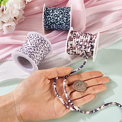 2 рулон 2-х цветный плоский эластичный шнур из полиэстера&nbsp;EC-TA0001-05