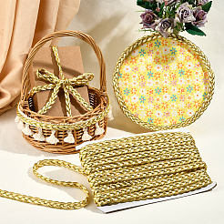 Лента для вязания из полиэстера и металлической пряжи&nbsp;OCOR-WH0068-10B