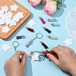 Наборы для изготовления брелока-подвески из алюминия с двусторонней термопередачей своими руками&nbsp;DIY-SP0005-26B