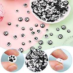 400шт 4 стиля непрозрачные акриловые бусины&nbsp;OACR-SP0001-56