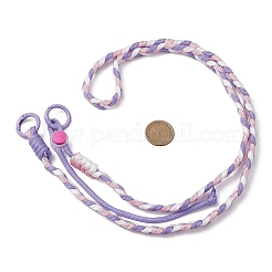 6 шт. 6-цветные веревки-шнуры из полиэстера и спандекса для подвесных украшений&nbsp;HJEW-JM04302