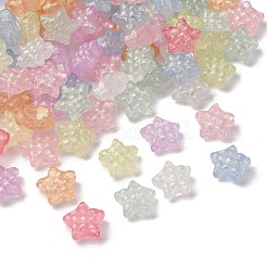 Светящиеся прозрачные акриловые бусины&nbsp;X-LACR-S001-07