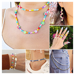 45 г двухцветных непрозрачных стеклянных бусин&nbsp;SEED-TA0001-22