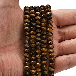 Природных тигровый глаз бисер нитей&nbsp;G-Z111-A02-01