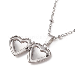 Кулон в форме сердца из нержавеющей стали 316&nbsp;NJEW-JN05821