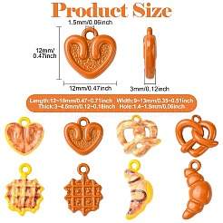 40 шт. 8 стиля подвески из сплава с покрытием из запекаемой краски&nbsp;ENAM-CJ0007-06