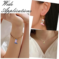 16 шт. двухцветные окрашенные стеклянные бусины&nbsp;BLOW-YW0001-01