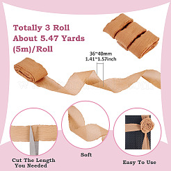 3 рулон бахромчатой полиэстеровой ленты&nbsp;OCOR-TA0002-97E