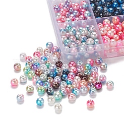 900шт 15 стиля радуги абс пластик имитация жемчуга&nbsp;OACR-YW0001-13