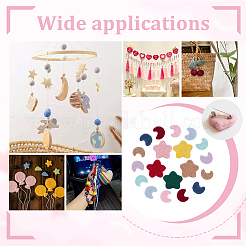 Украшение из войлока ручной работы в виде звезды/луны&nbsp;DIY-NB0014-71