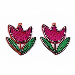 Прозрачные акриловые подвески&nbsp;KY-T022-31