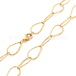 Ионное покрытие(ip) ожерелья из нержавеющей стали 304&nbsp;STAS-D084-27G