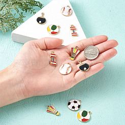 Подвески из эмали и сплава&nbsp;ENAM-TA0002-08