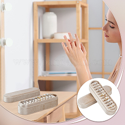 Бархатные коробки для хранения колец и украшений&nbsp;CON-WH0115-11B