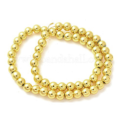 Гальванические нити синтетических магнитных гематитовых бусин&nbsp;G-L613-F01-02C