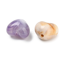 Непрозрачные акриловые бусины градиентного цвета&nbsp;SACR-P035-06