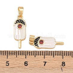 Латунные микро проложить кубического циркония подвески&nbsp;KK-C248-10A-G