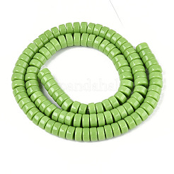 Непрозрачные сплошные цветные стеклянные бусины&nbsp;LS-GLAA-N026-3x6mm-07