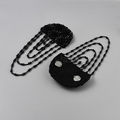 Броши из фетра и стекла&nbsp;JEWB-WH0028-36B