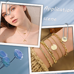 400 шт. Открытые соединительные кольца из нержавеющей стали 304&nbsp;STAS-BBC0004-53B