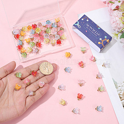 72шт 9 цвета акриловые подвески&nbsp;OACR-SC0002-38B