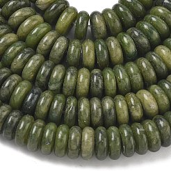 Тайвань природного нефрита бисер нитей&nbsp;G-G329-A06-3x8mm