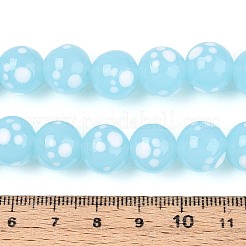 Бусы лэмпворк ручной работы&nbsp;LAMP-N028-21F