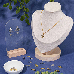 20шт латунные подвески с микропаве и кубическим цирконием&nbsp;KK-SC0007-24