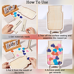 Таблица наград для детей своими руками из дерева&nbsp;DIY-WH20002-83B