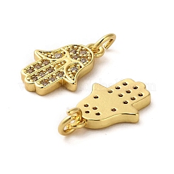 Подвески из латуни с покрытием из настоящего 18-каратного золота&nbsp;KK-B077-04G