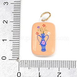 Подвески из нержавеющей стали 304 с эмалью&nbsp;STAS-C169-01B