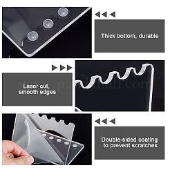 Подставка для акриловых карандашей и кистей для макияжа&nbsp;AJEW-WH0314-18-WH