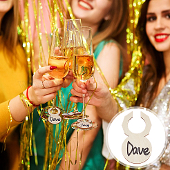 80 шт. деревянное кольцо для этикетки на бокал для вина&nbsp;FIND-UN0007-79