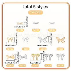 Кабошоны сплава 120шт 12 стиля&nbsp;MRMJ-CA0001-51