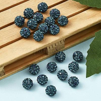 Бусины со стразами&nbsp;RB-H284-8MM-229-1