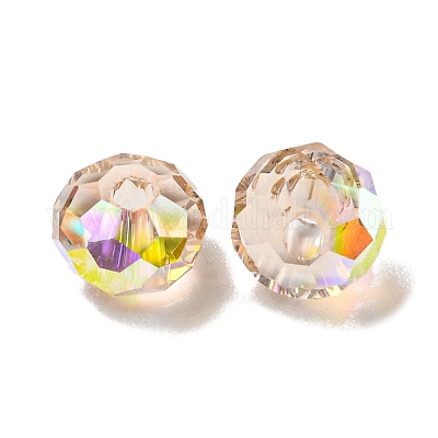 Гальванические стеклянные бусины&nbsp;EGLA-Z004-01A-11-1