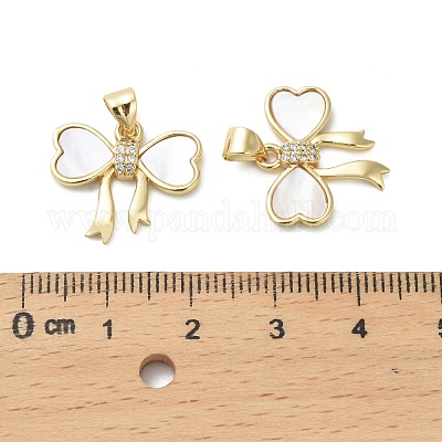 Латунные микро проложить кубического циркония подвески KK-D384-06G-02-1