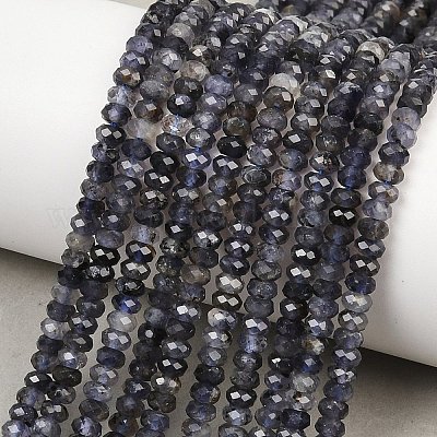 Природные иолит нитей бисера&nbsp;G-P612-A02-01-1