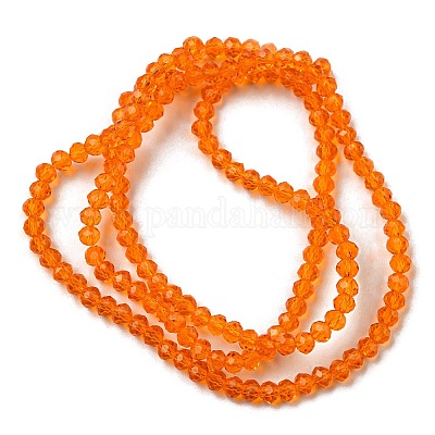 Прозрачные стеклянные бусины&nbsp;GLAA-F078-B02-1