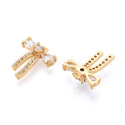 Латунные микро проложить кубического циркония подвески KK-N263-79B-G-1