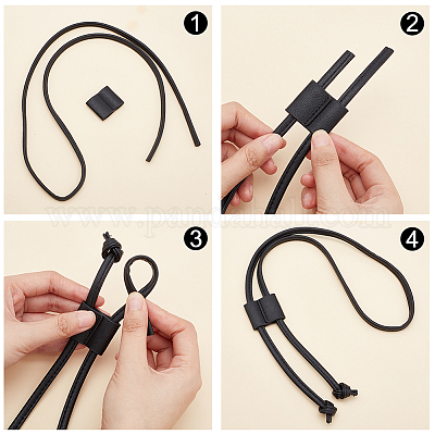 3 стиль сумка из искусственной кожи с завязками&nbsp;DIY-WR0001-95A-1