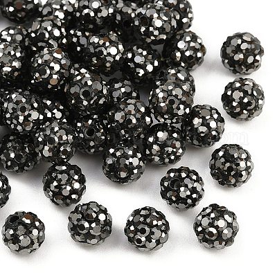 Бусины со стразами&nbsp;RB-H284-6MM-Half-1-1