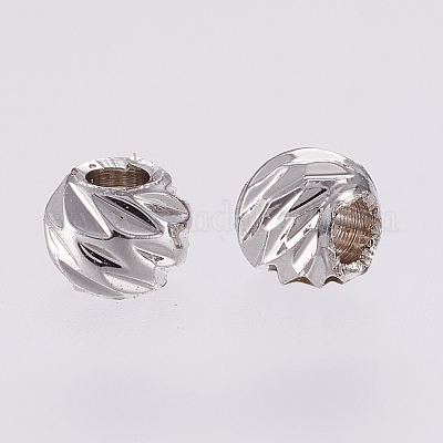 Резные медные бусины&nbsp;LS-KK-G312-02P-3mm-1