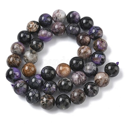 Естественно чароитовыми бисер пряди&nbsp;G-C270-O03-10-1